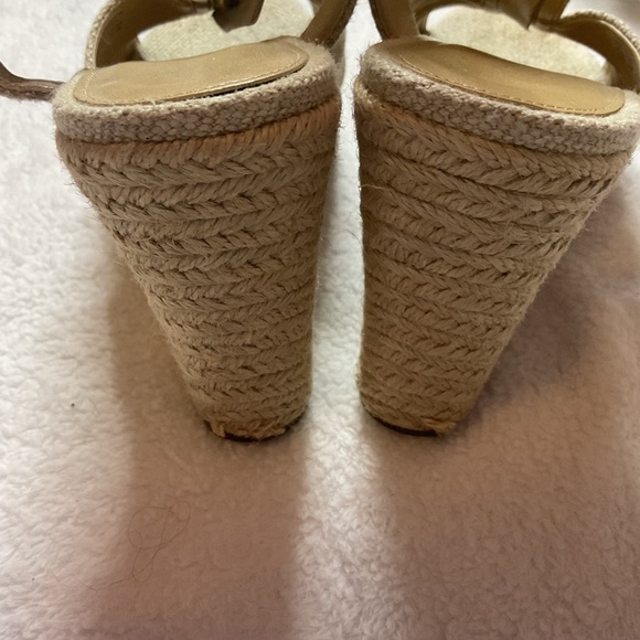 MICHAEL Michael Kors Tan Wedge Sandals - Picture 7 of 9